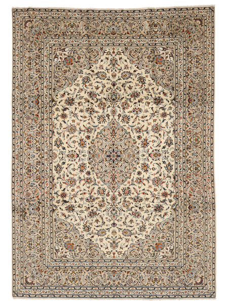  Orientalsk Keshan Fine Teppe 246X348 Brun/Oransje Ull, Persia/Iran Carpetvista