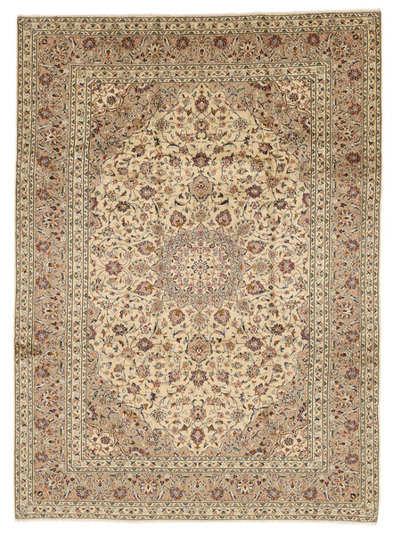 247X343 Keshan Fine Rug Oriental Brown/Orange (Wool, Persia/Iran) Carpetvista