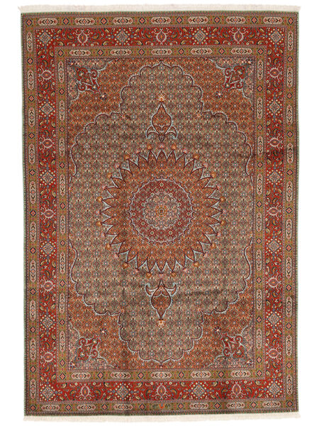 Alfombra Moud 208X302 Marrón/Rojo Oscuro (Lana, Persia/Irán)