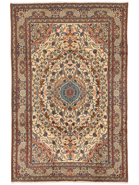 196X302 Moud Sherkat Farsh Tæppe Orientalsk Brun/Orange (Uld, Persien/Iran) Carpetvista