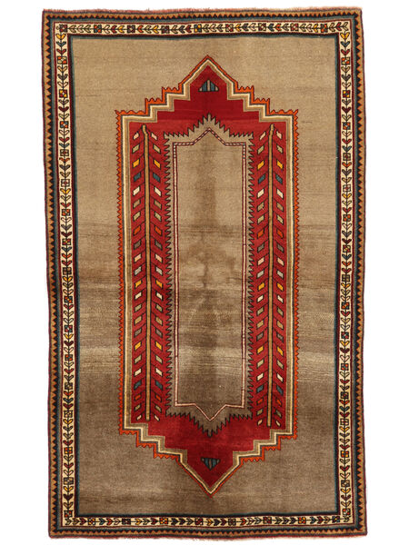 Tappeto Orientale Ghashghai Fine 137X228 Marrone/Nero (Lana, Persia/Iran)