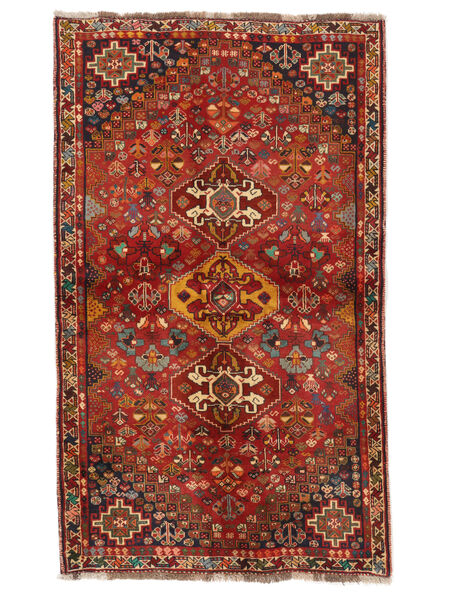 Tappeto Persiano Ghashghai Fine 123X207 Rosso Scuro/Nero (Lana, Persia/Iran)