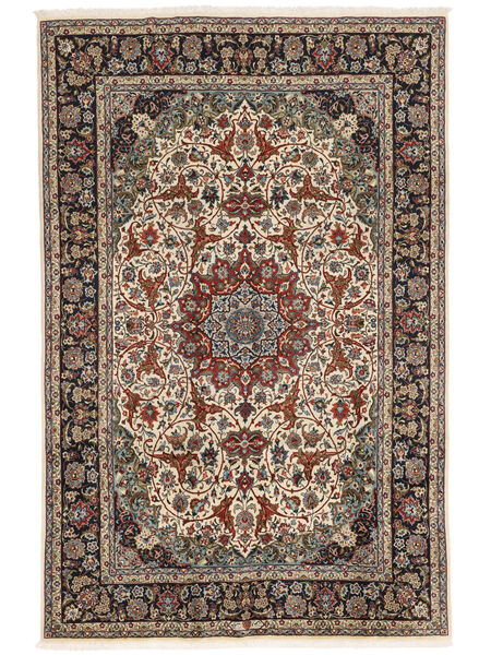 202X310 Alfombra Oriental Sarough Sherkat Farsh Marrón/Negro (Lana, Persia/Irán) Carpetvista