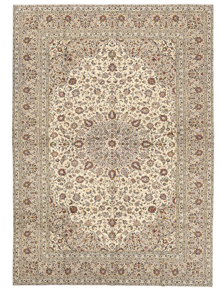  296X417 Keshan Fine Vloerkleed Bruin/Beige Perzië/Iran Carpetvista