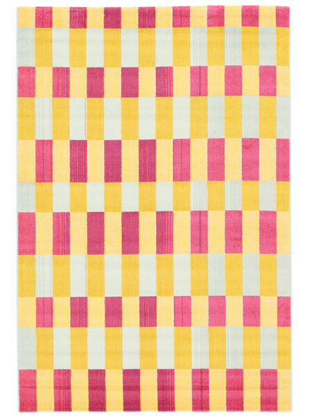  140X200 Flor Pink/Yellow Small Rug