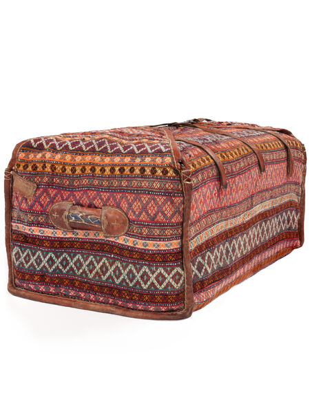 Tapete Persa Kilim Camel Bag 59X104 Vermelho Escuro/Castanho ( Pérsia/Irão)