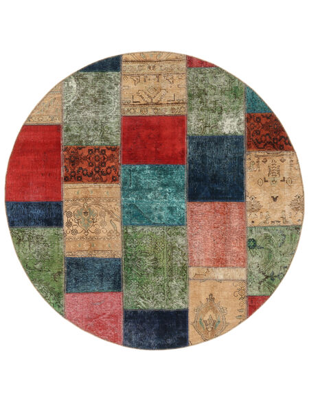  Ø 200 Vintage Patchwork Covor Lână, Carpetvista