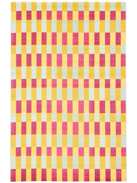  200X300 Flor Rug - Pink/Yellow