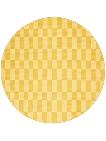   Ø 200 Flor Yellow Round Rug