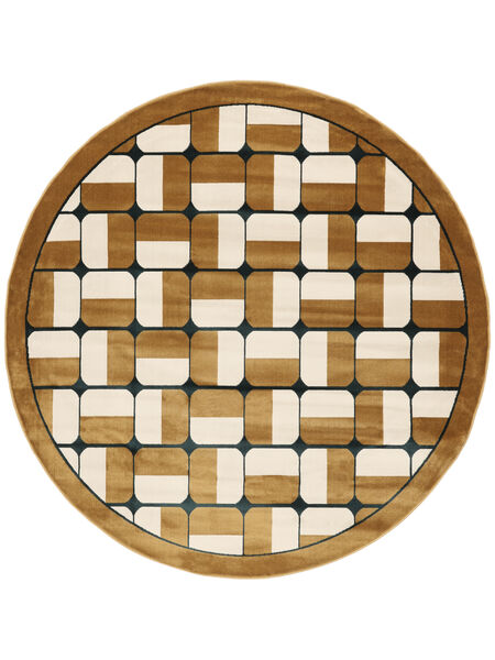   Ø 200 Miriam Mustard Yellow Round Rug