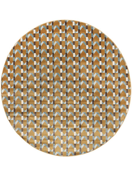 Pilar Ø 200 Mustard Yellow Round Rug