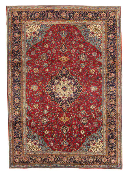  250X356 Sarough Vloerkleed Donkerrood/Bruin Perzië/Iran Carpetvista