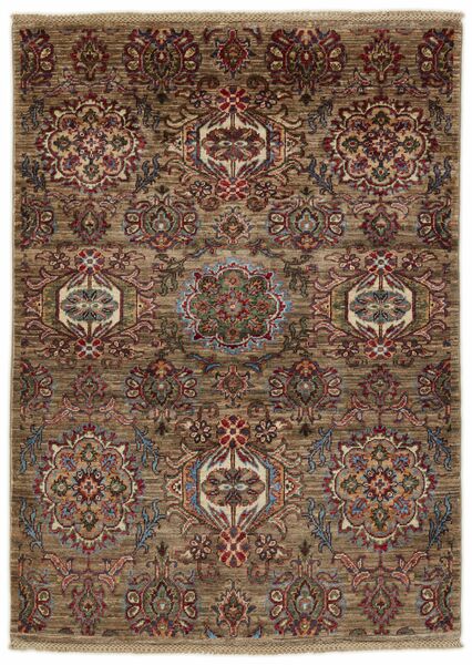 106X147 Ziegler Ariana Matta Orientalisk Brun/Svart (Ull, Afghanistan)