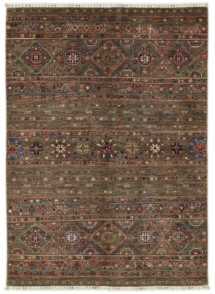 Ziegler Ariana Rug 176X244 Brown/Black Wool, Afghanistan