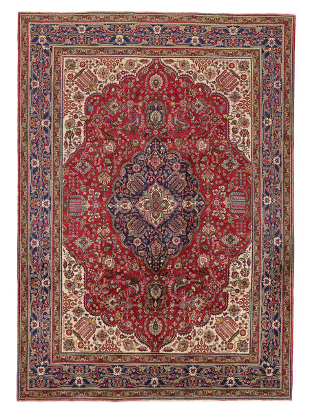 260X360 Tapete Oriental Tabriz Vermelho Escuro/Castanho Grande (Lã, Pérsia/Irão) Carpetvista