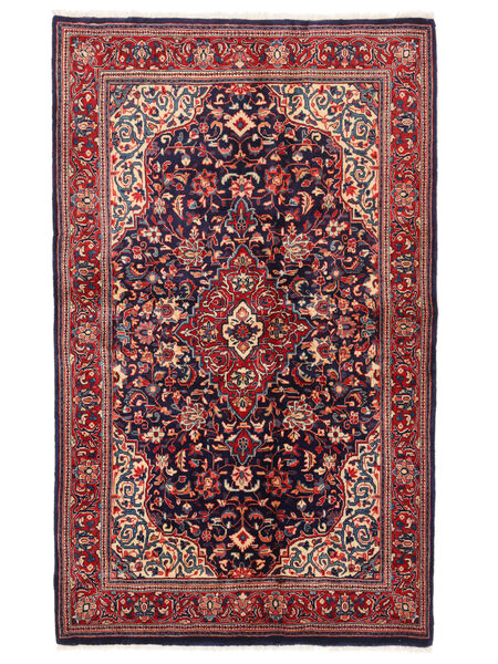  Persischer Sarough Fine Teppich 132X215 Dunkelrot/Schwarz (Wolle, Persien/Iran)