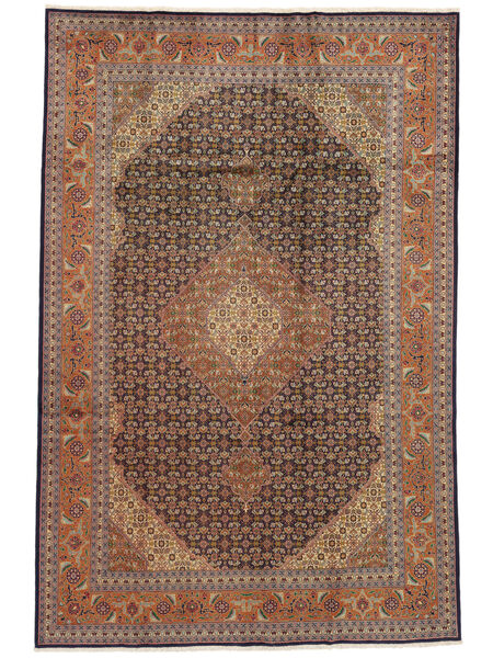  Persian Tabriz 40 Raj Rug 194X291 Brown/Black Carpetvista