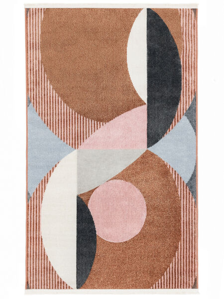  100X160 Washable Small Rondo Rug - Terracotta