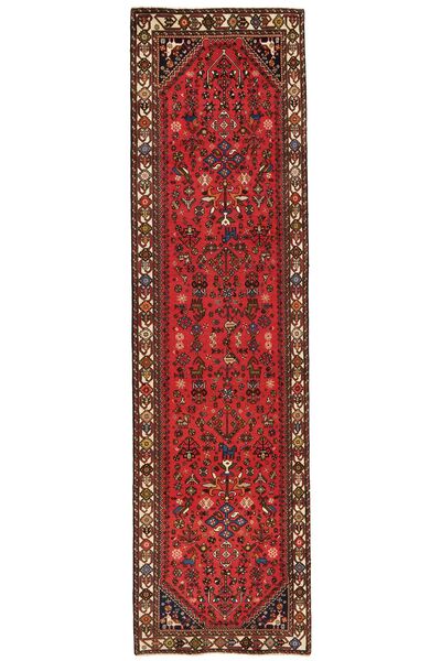  Persian Abadeh Rug 82X311 Dark Red/Black