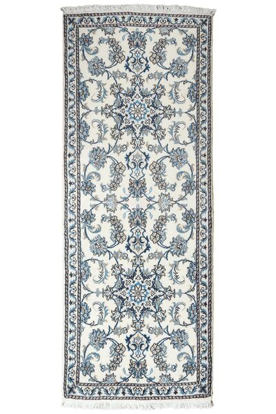 Nain Rug Rug 77X203 Runner
 Green/Grey Wool, Persia/Iran