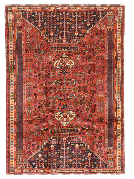  Persian Qashqai Fine Rug 203X288 Dark Red/Red Carpetvista