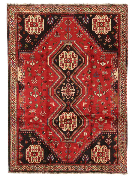  Gashgai Fine Alfombra 228X314 Persa De Lana Rojo Oscuro/Negro Carpetvista