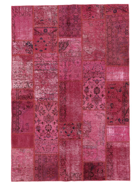 Patchwork Teppich 139X206 Wolle, Persien/Iran Carpetvista