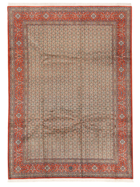 246X348 Alfombra Moud Oriental Marrón/Rojo Oscuro (Lana, Persia/Irán) Carpetvista