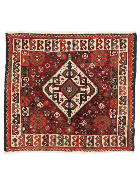 Tappeto Persiano Ghashghai Fine 61X69 Rosso Scuro/Nero (Lana, Persia/Iran)