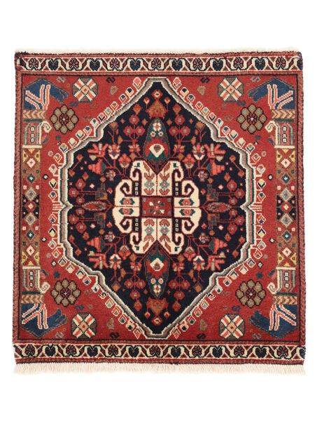 Tappeto Orientale Ghashghai Fine 60X64 Quadrato Rosso Scuro/Nero (Lana, Persia/Iran)