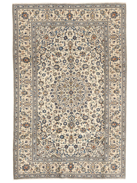  Orientalisk Keshan Fine Matta 196X300 Brun/Orange Ull, Persien/Iran Carpetvista