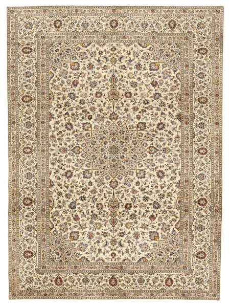  Orientalsk Keshan Fine Teppe 300X411 Brun/Oransje Stort Ull, Persia/Iran Carpetvista