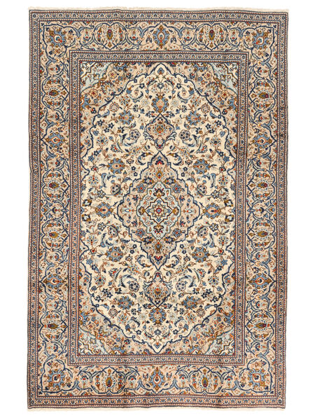 Tappeto Persiano Keshan Fine 190X293 Marrone/Nero (Lana, Persia/Iran)