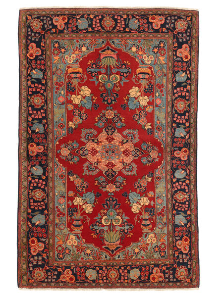 136X212 Keshan Fine Old Teppich Orientalischer Dunkelrot/Schwarz (Wolle, Persien/Iran) Carpetvista