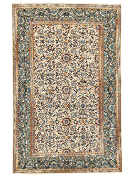  Kashan Fine Old Tapete 136X210 Persa Lã Castanho/Laranja Pequeno Carpetvista