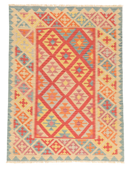 177X240 Tappeto Kilim Ghashghai Orientale Arancione/Rosso (Persia/Iran) Carpetvista