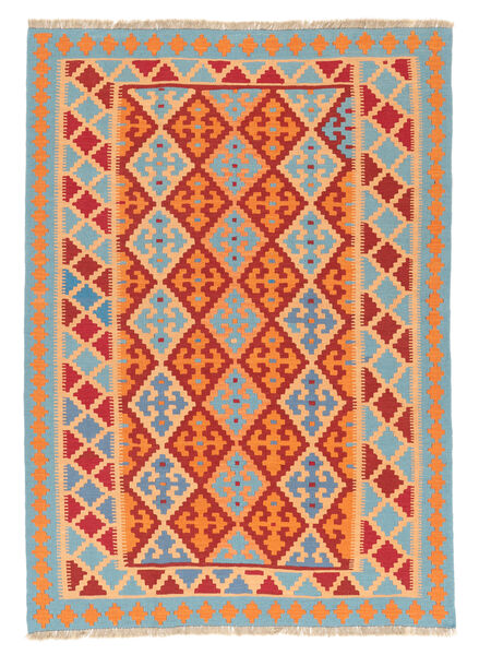 170X239 Kelim Ghashghai Tæppe Orientalsk Orange/Rød ( Persien/Iran) Carpetvista