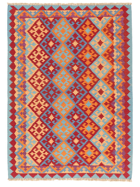 Alfombra Kilim Gashgai 177X244 Rojo Oscuro/Rojo ( Persia/Irán)