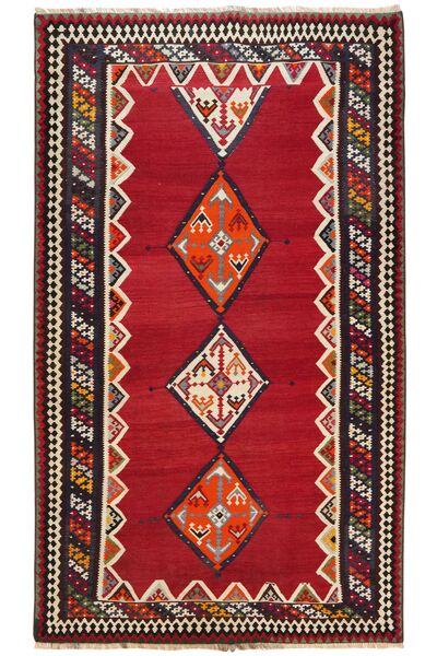  Kilim Vintage Tappeto 161X279 Vintage Persiano Di Lana Rosso Scuro/Nero