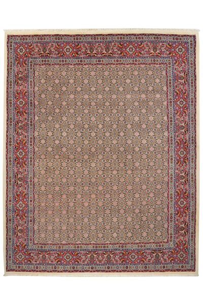  Moud Rug 202X248 Persian Wool Brown/Dark Red