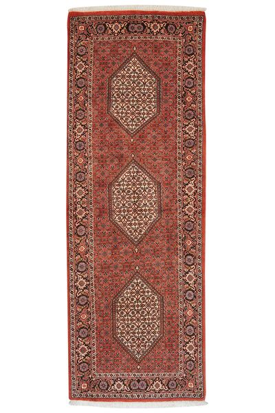  73X207 Bidjar Takab/Bukan Covor Traverse Hol Dark Red/Maro Persia/Iran
