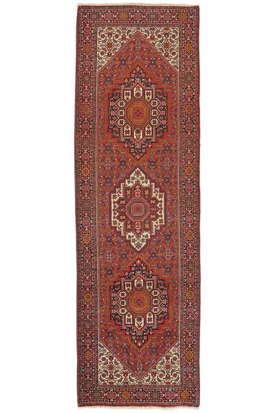  Gholtogh Covor 86X287 Persan Lână Dark Red/Negru Mic