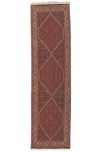 Tappeto Orientale Bidjar Takab/Bukan 82X306 Passatoie Rosso Scuro/Nero (Lana, Persia/Iran)