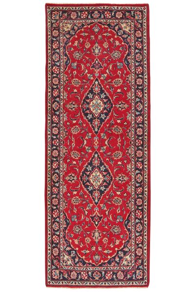 Tappeto Keshan 82X223 Passatoie Rosso Scuro/Nero (Lana, Persia/Iran)