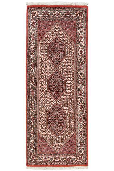 75X200 Alfombra Bidjar Takab/Bukan Oriental De Pasillo Marrón/Rojo Oscuro (Lana, Persia/Irán)