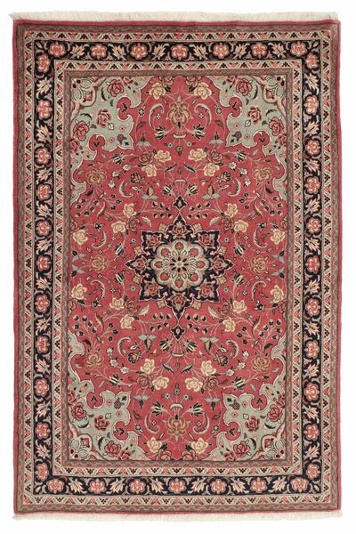 Sarouk Vloerkleed 105X160 Donkerrood/Bruin Wol, Perzië/Iran