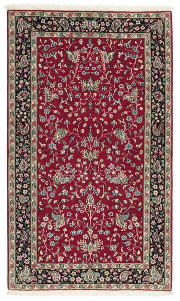 Tappeto Orientale Kirman 90X155 Rosso Scuro/Nero (Lana, Persia/Iran)