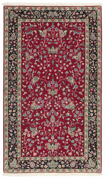  Kirman Tappeto 88X155 Persiano Di Lana Rosso Scuro/Nero Piccolo