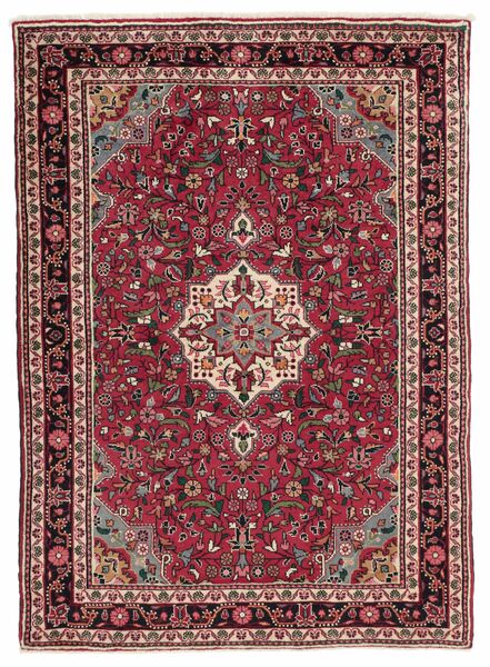 Tappeto Orientale Hamadan 110X150 Rosso Scuro/Nero (Lana, Persia/Iran)