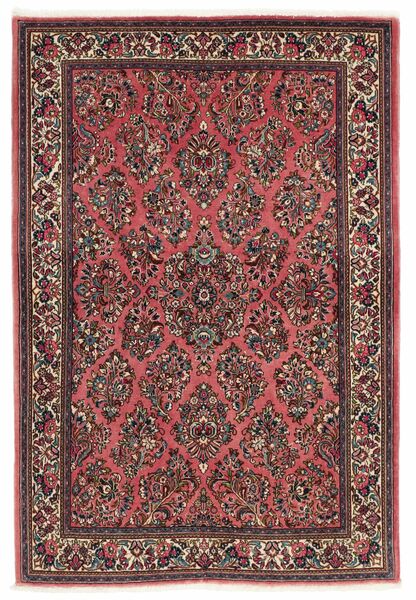  110X160 Medallion Small Sarouk Rug Wool